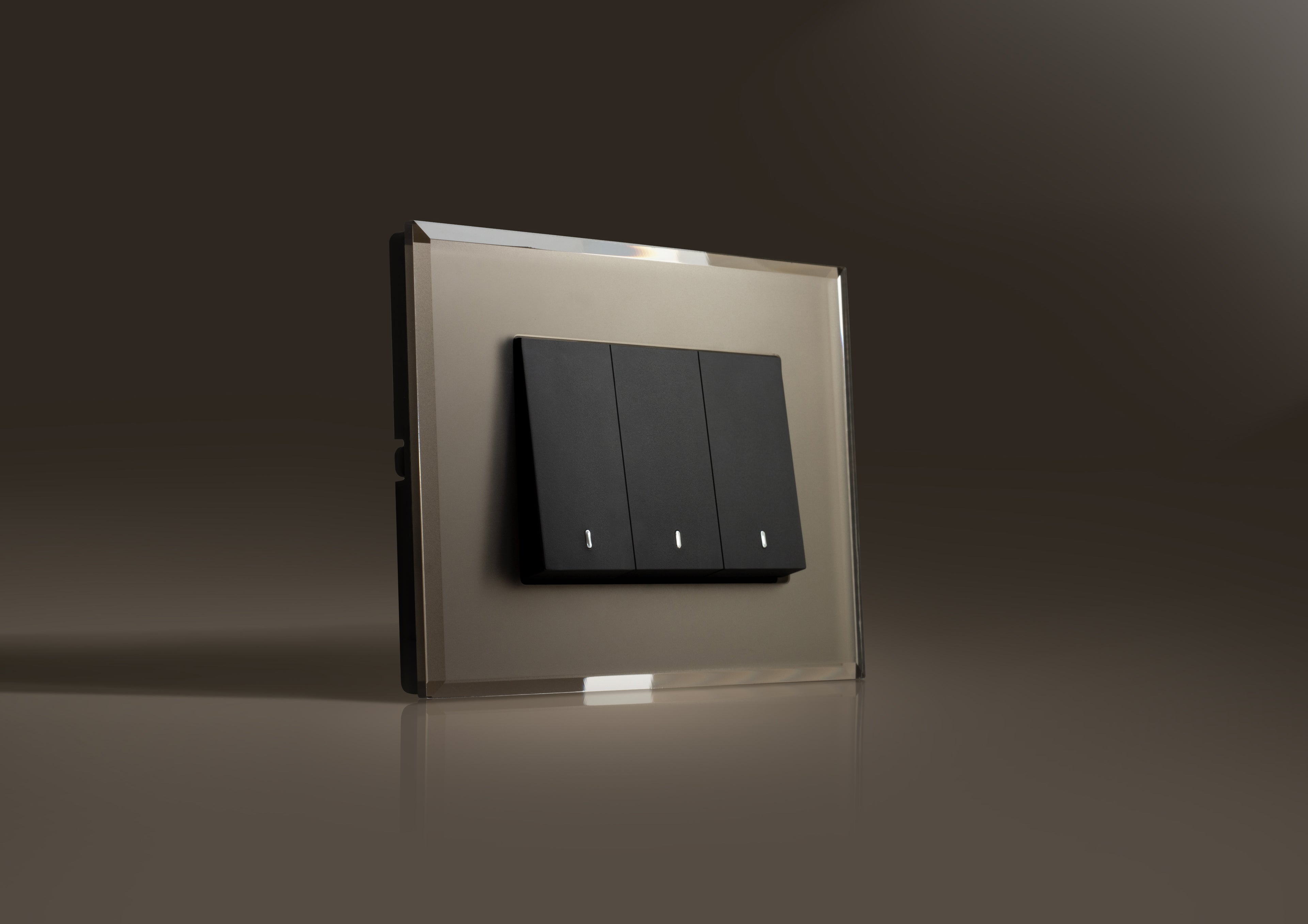 Frosted Bronze Mirror